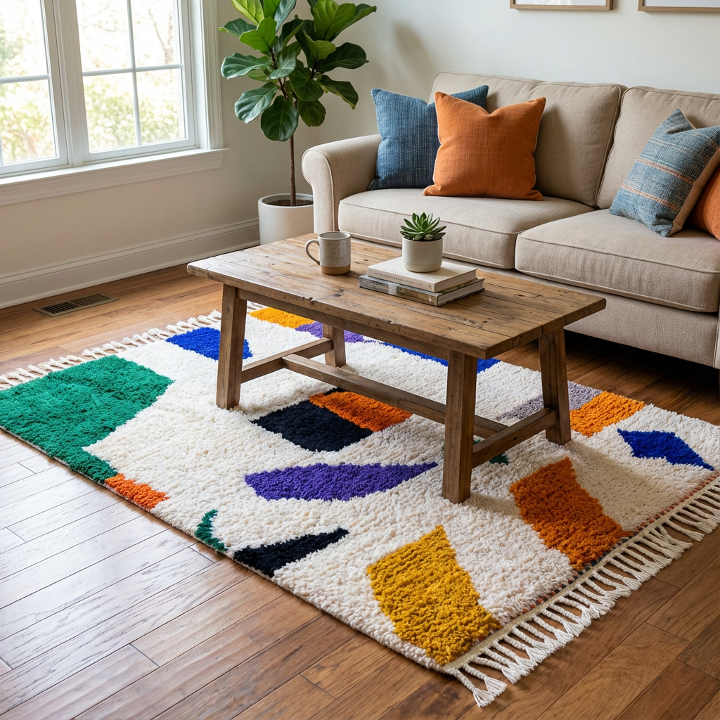 Hafida - Shag Moroccan Rug