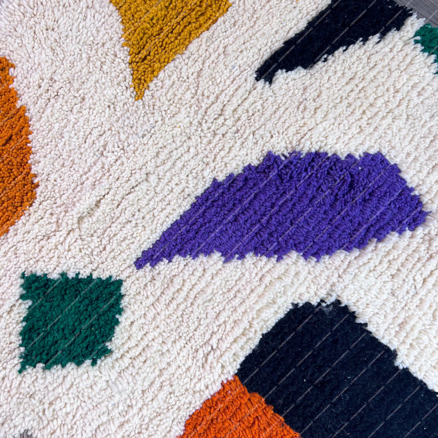 Multicolor Beni Ourain Rug