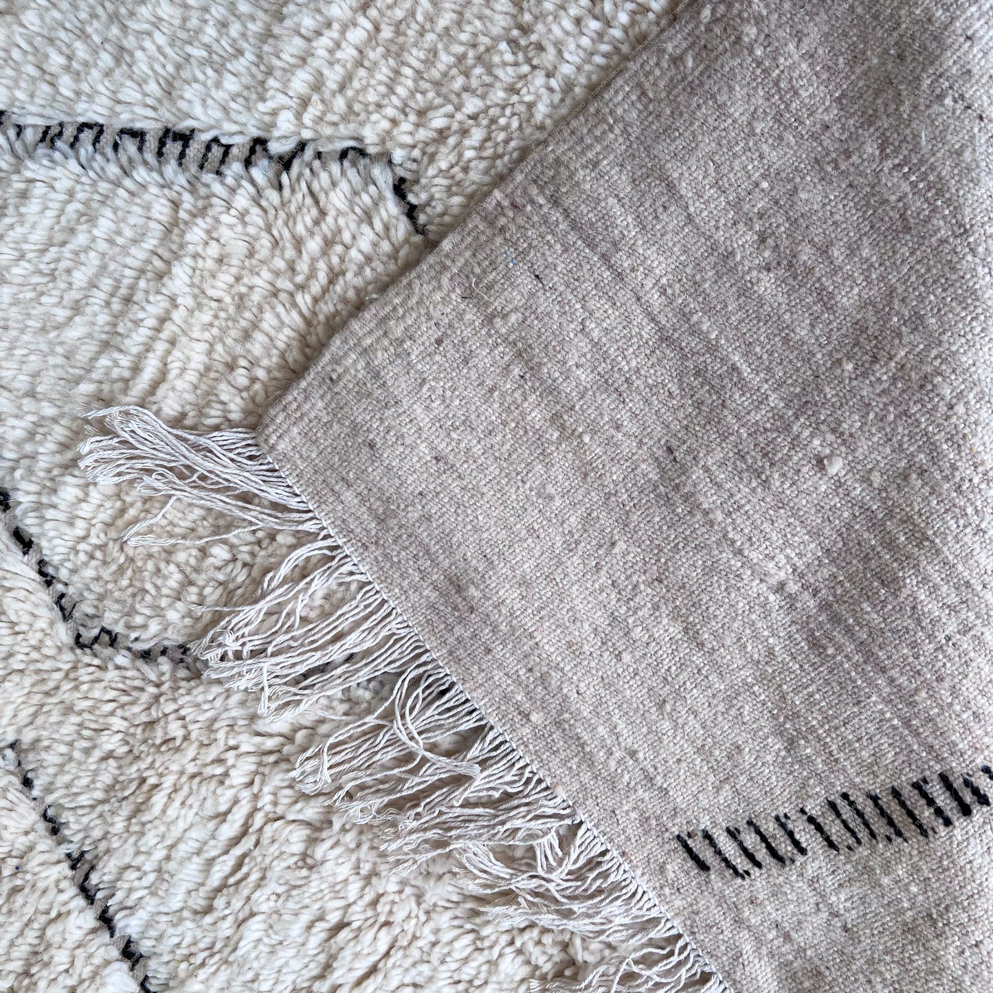 Nouran - White Moroccan rug
