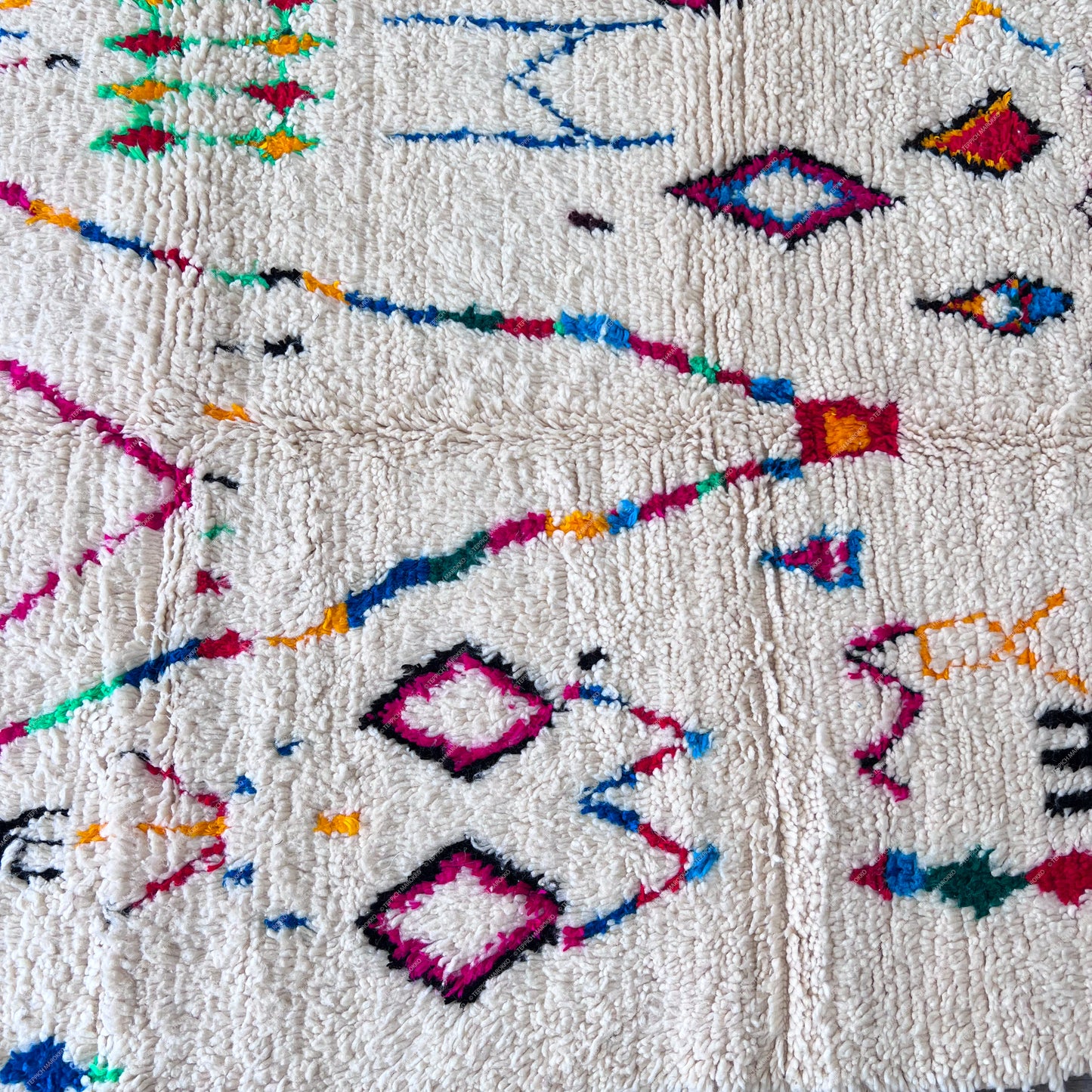 Fenoun - Shag Moroccan Rug