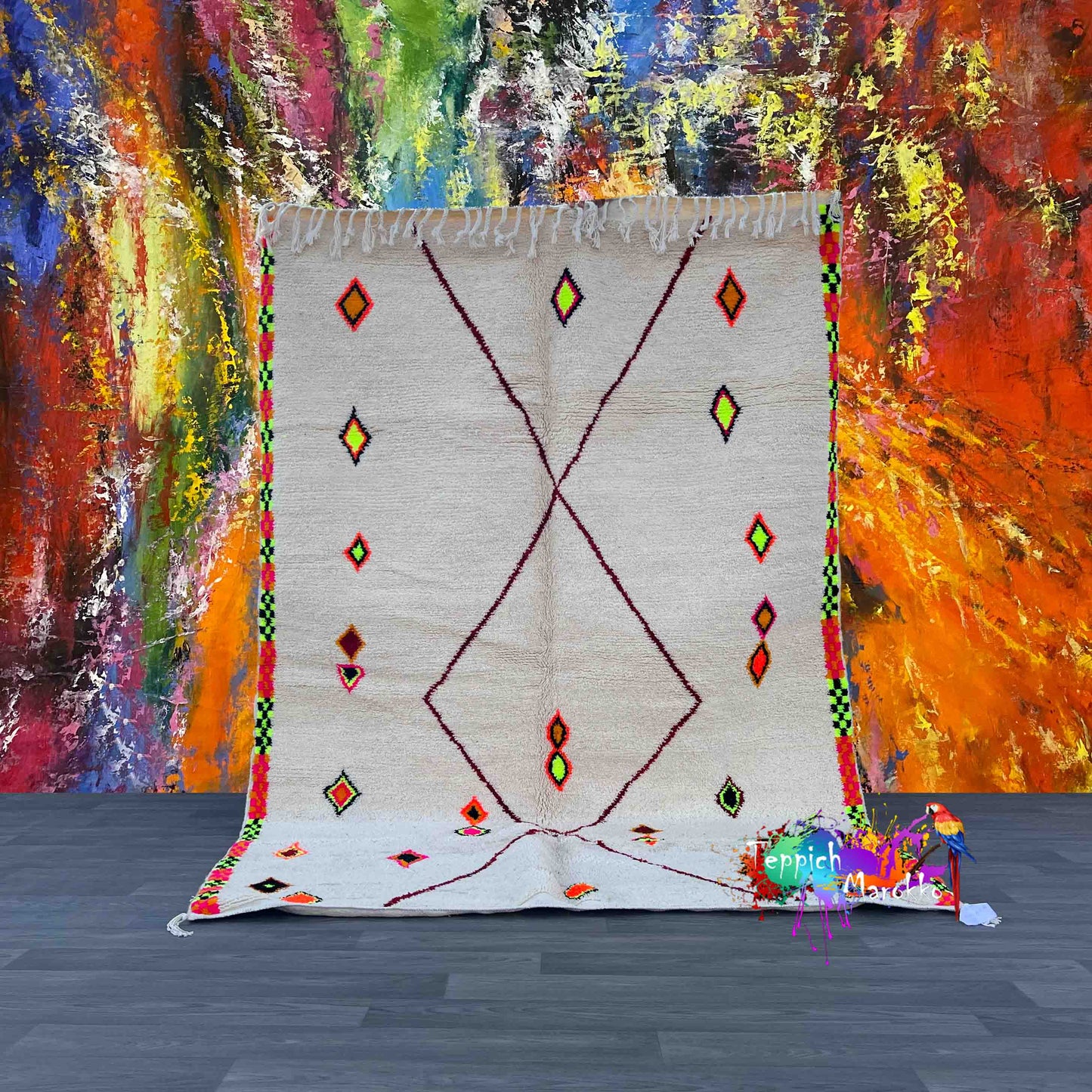 Almas - Moroccan Beni Ourain Rug