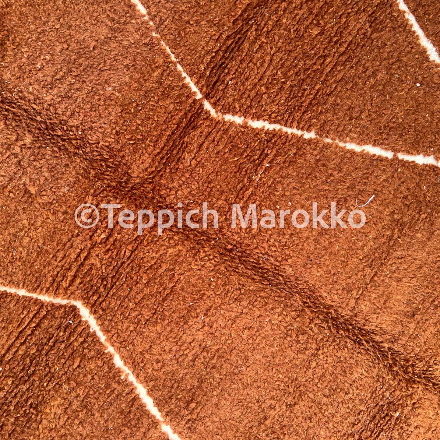 Ouraida - Brown Beni Ourain Rug