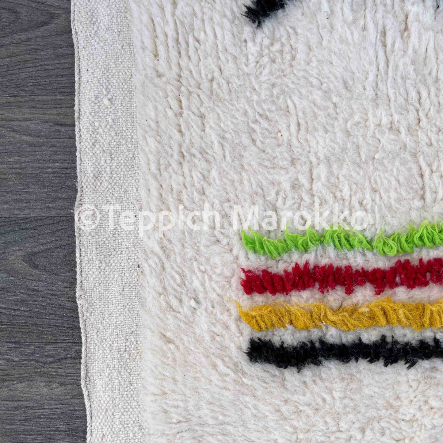 Ouraida - Multicolor Beni Ourain Rug