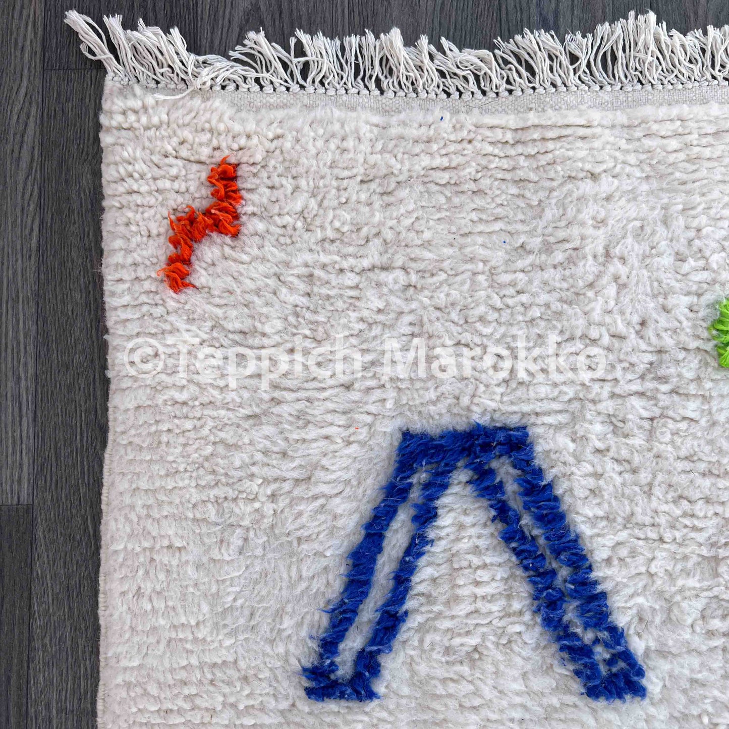 Ouraida - Multicolor Beni Ourain Rug