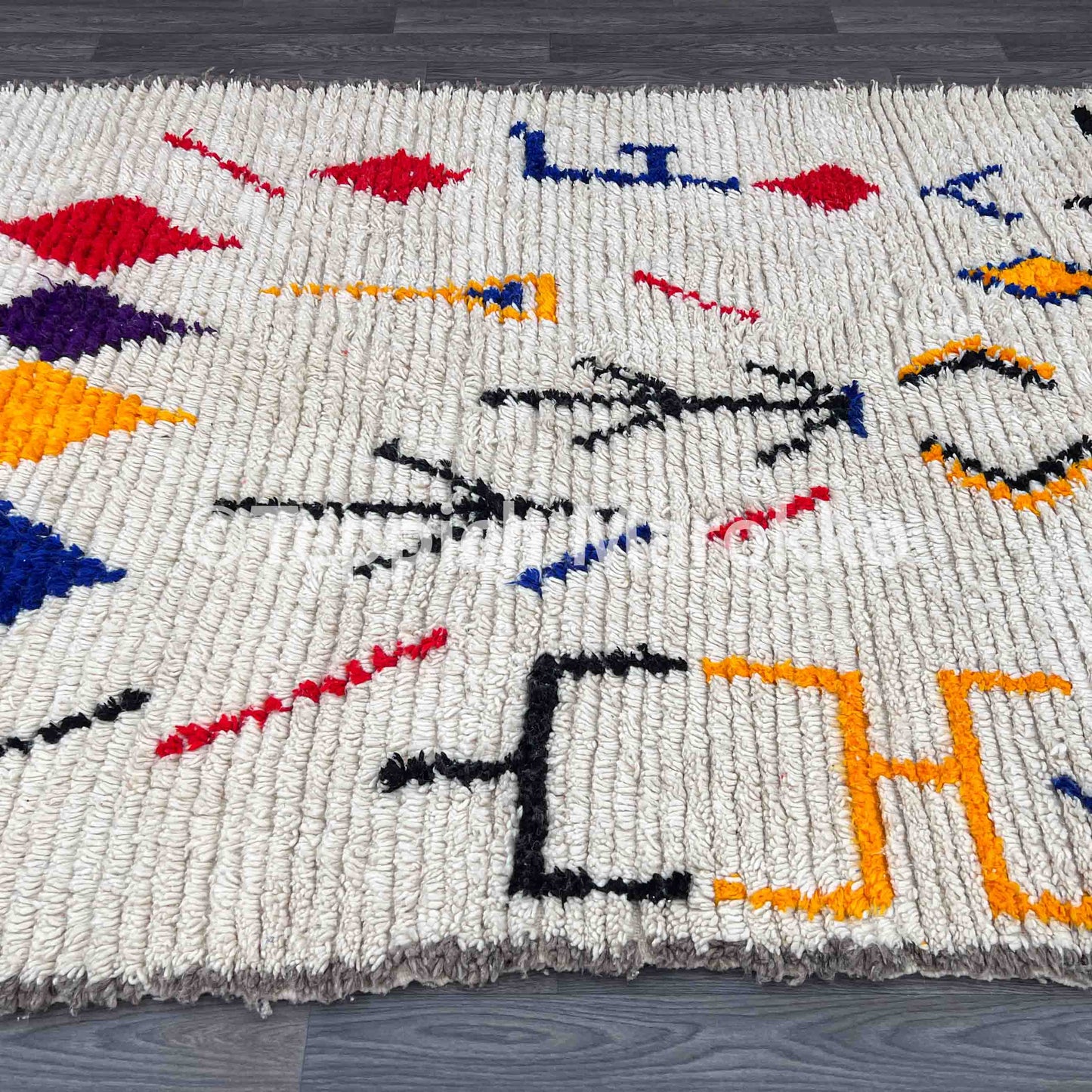 Elbayda - Shag Azilal Rug