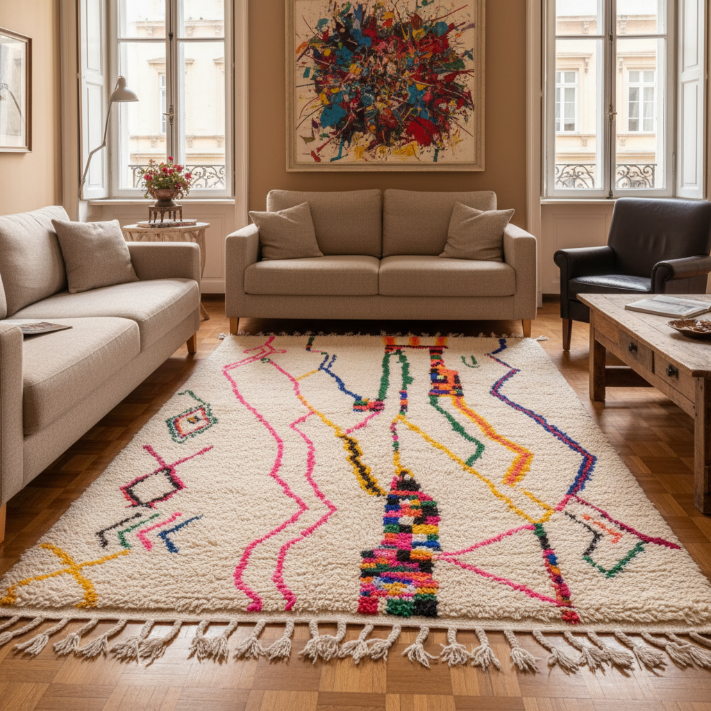 Almas – Moroccan Azilal Rug