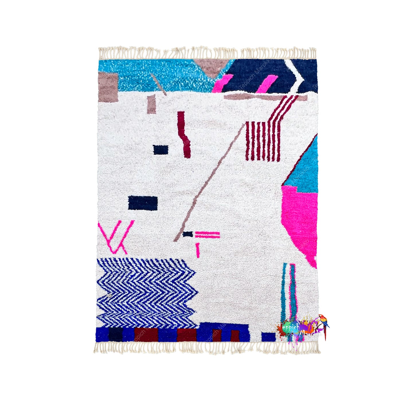 Lamssa - Moroccan Beni Ourain Rug