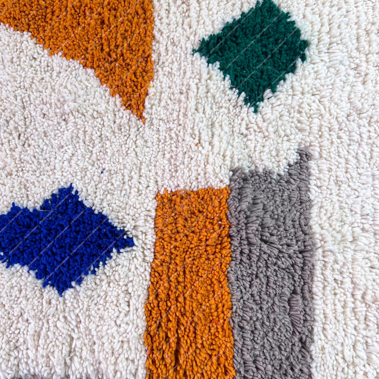 Multicolor Beni Ourain Rug