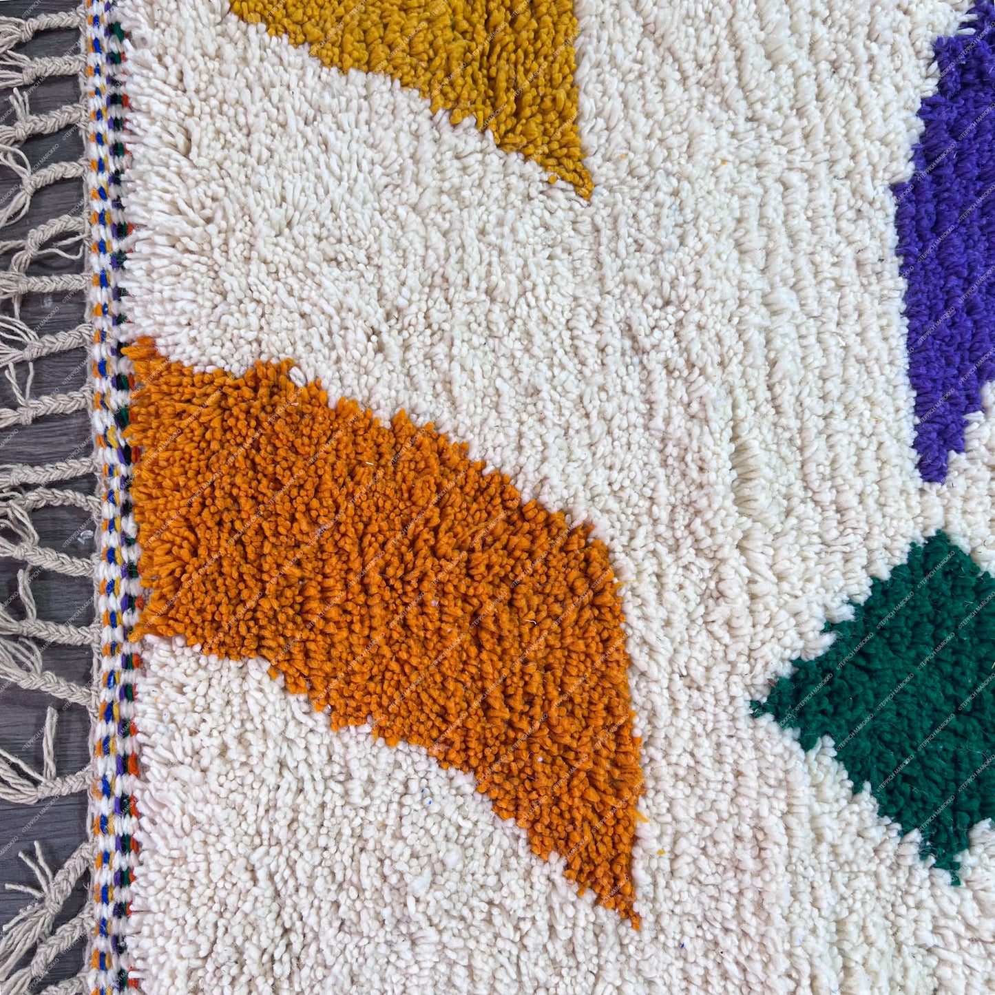 Multicolor Beni Ourain Rug