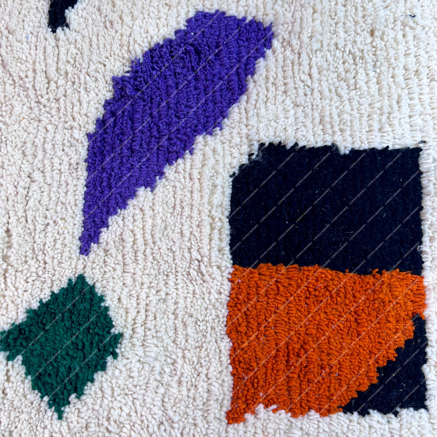 Multicolor Beni Ourain Rug