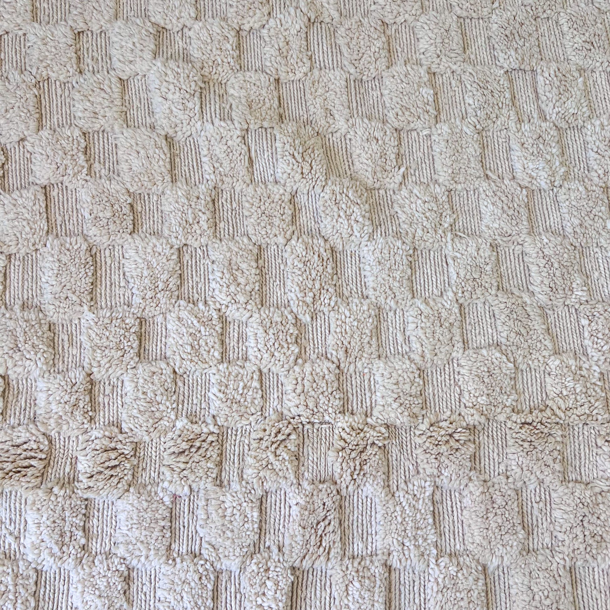 Kenza – Checkered Beni Ourain Rug