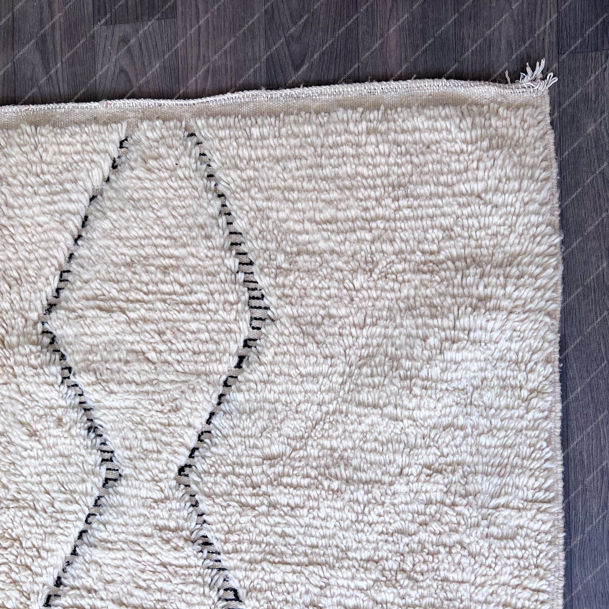 Nouran - White Moroccan rug