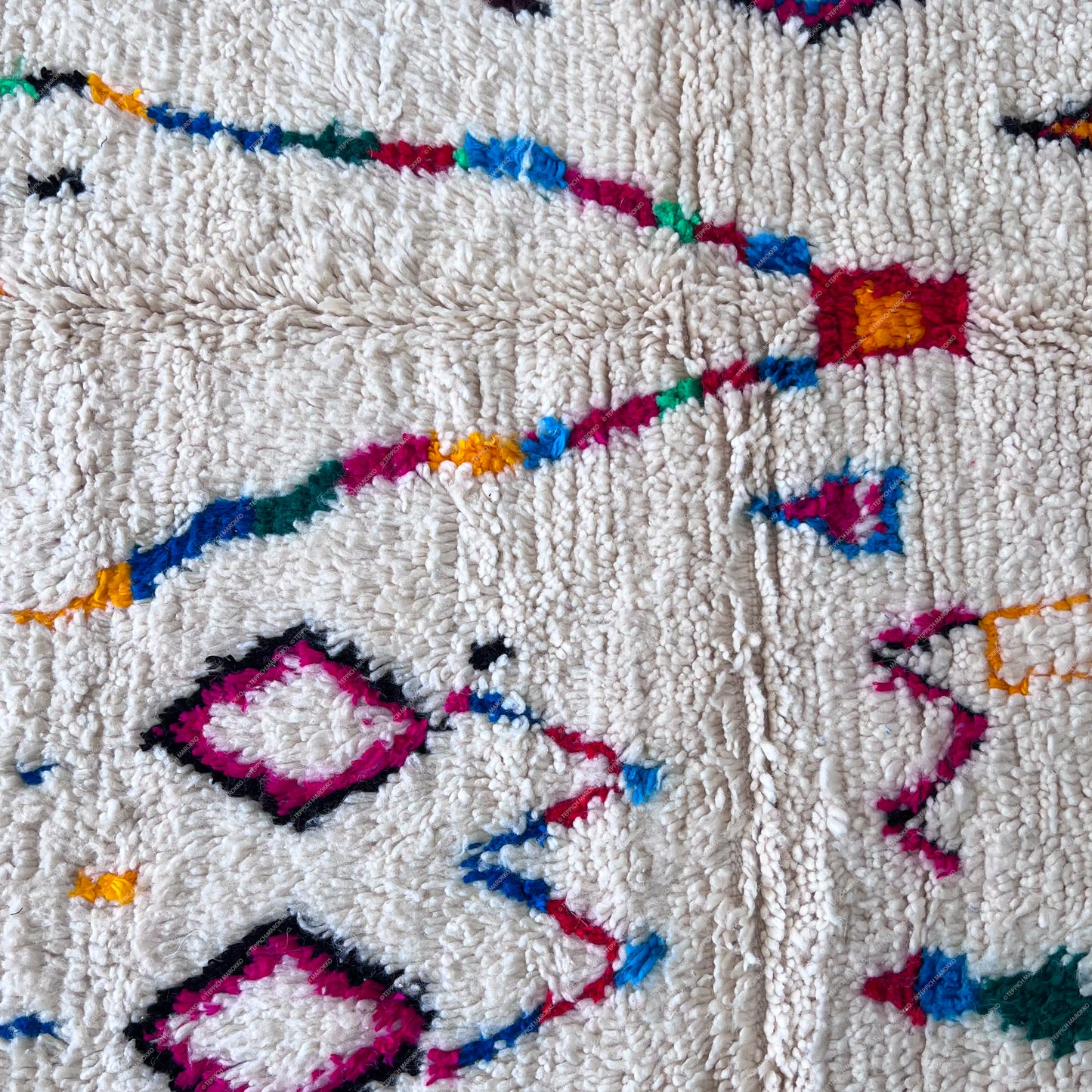 Fenoun - Shag Moroccan Rug