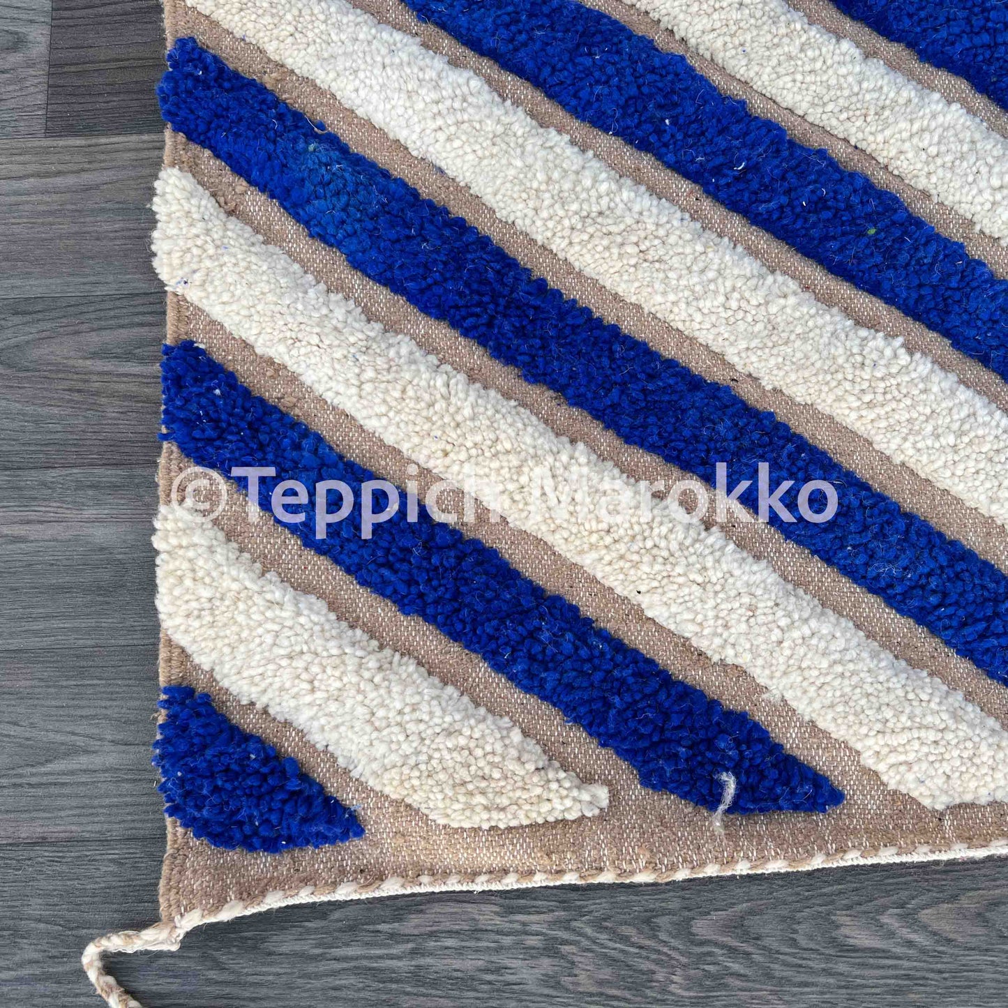 Amane - Blue Moroccan Rug