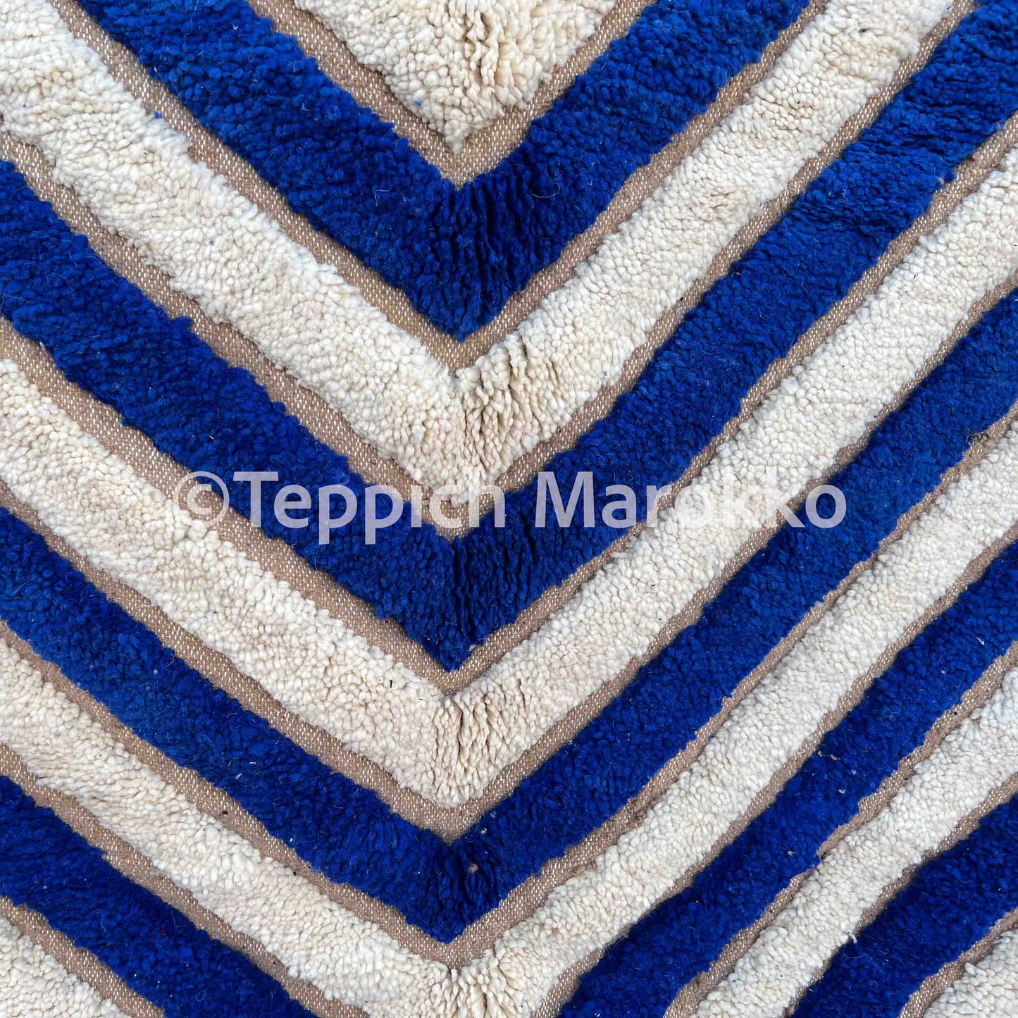 Amane - Blue Moroccan Rug