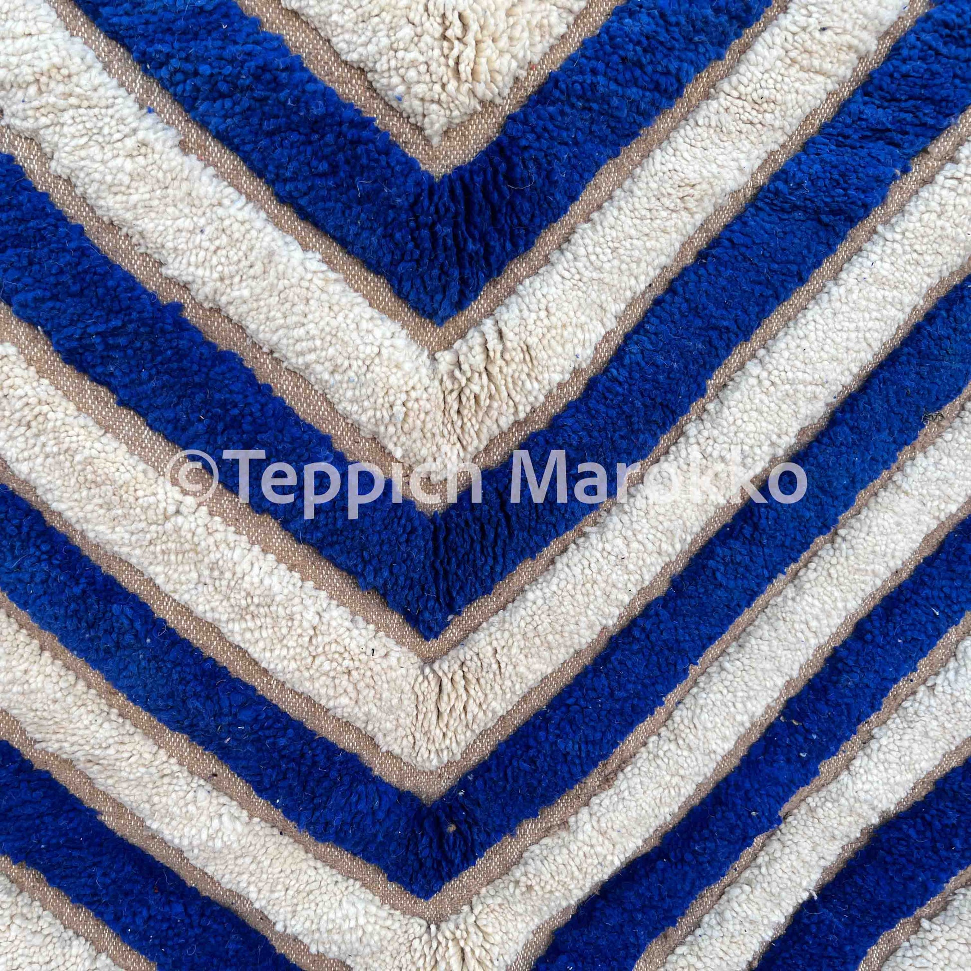 Amane - Blue Moroccan Rug