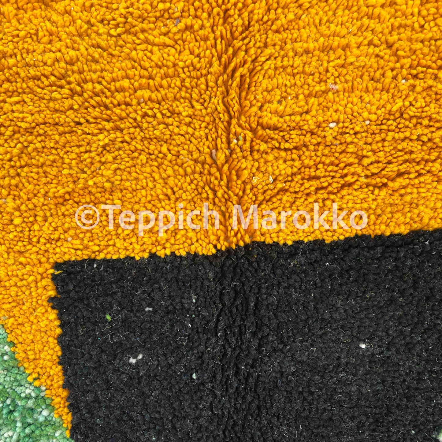 Salwa - Green Moroccan Rug