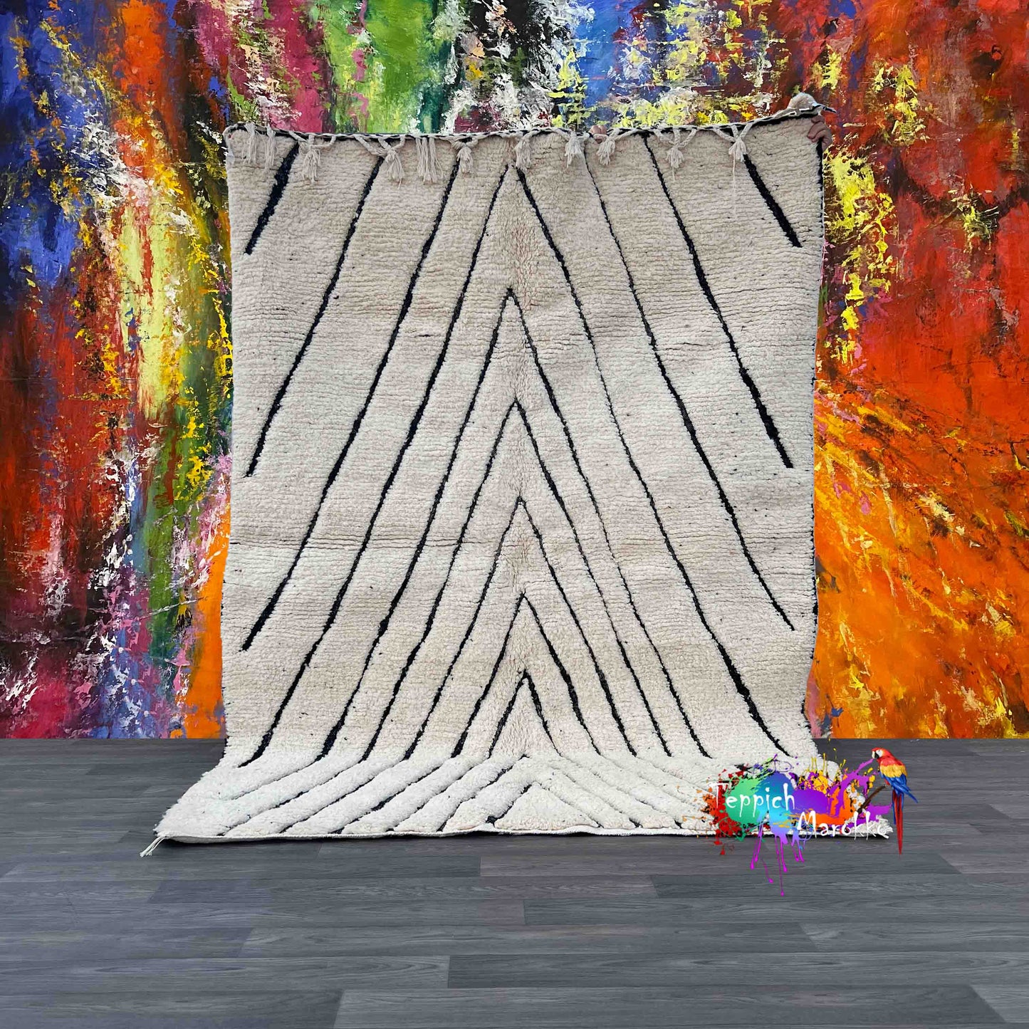 Zahra - White Moroccan Rug