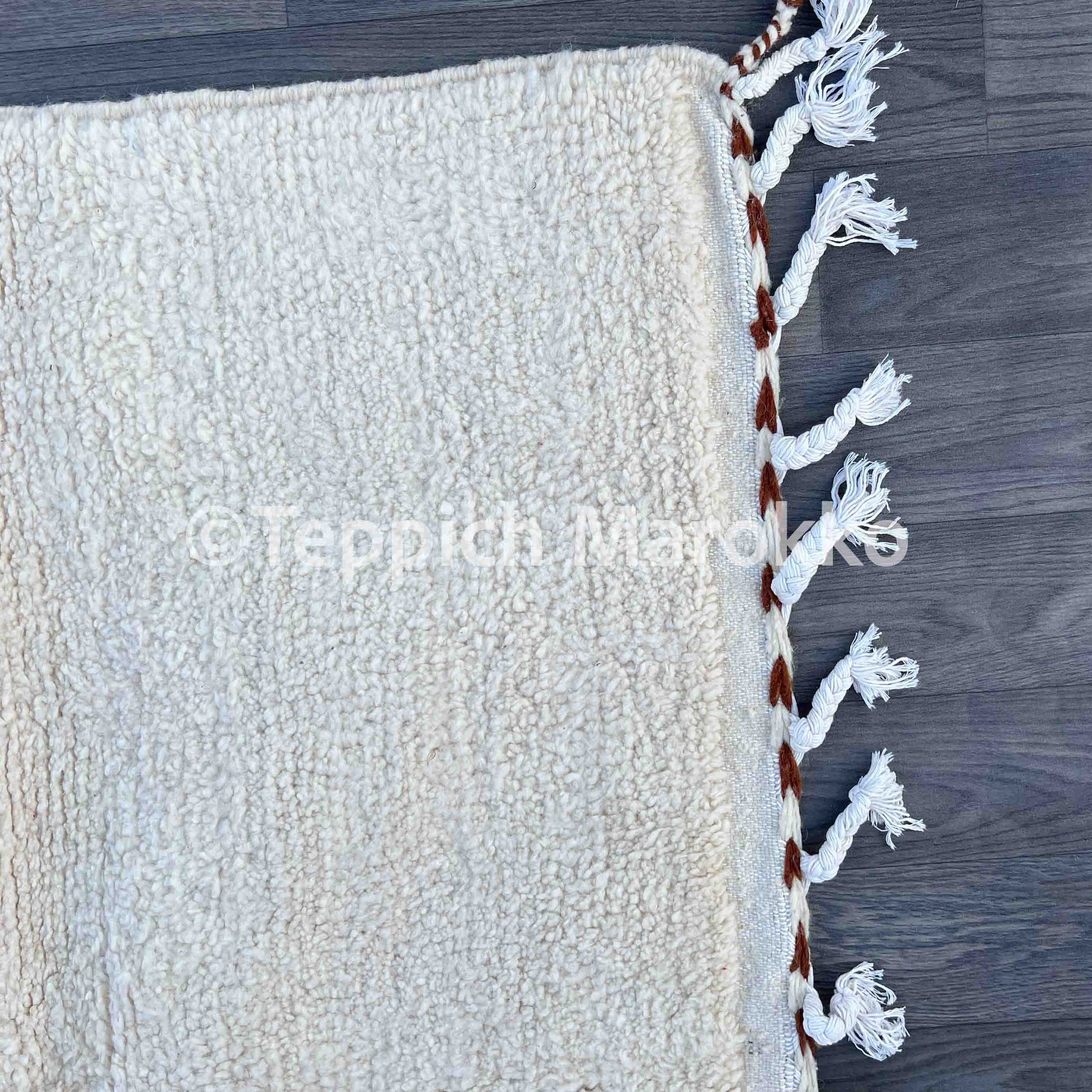 Fanida - Brown Moroccan Rug