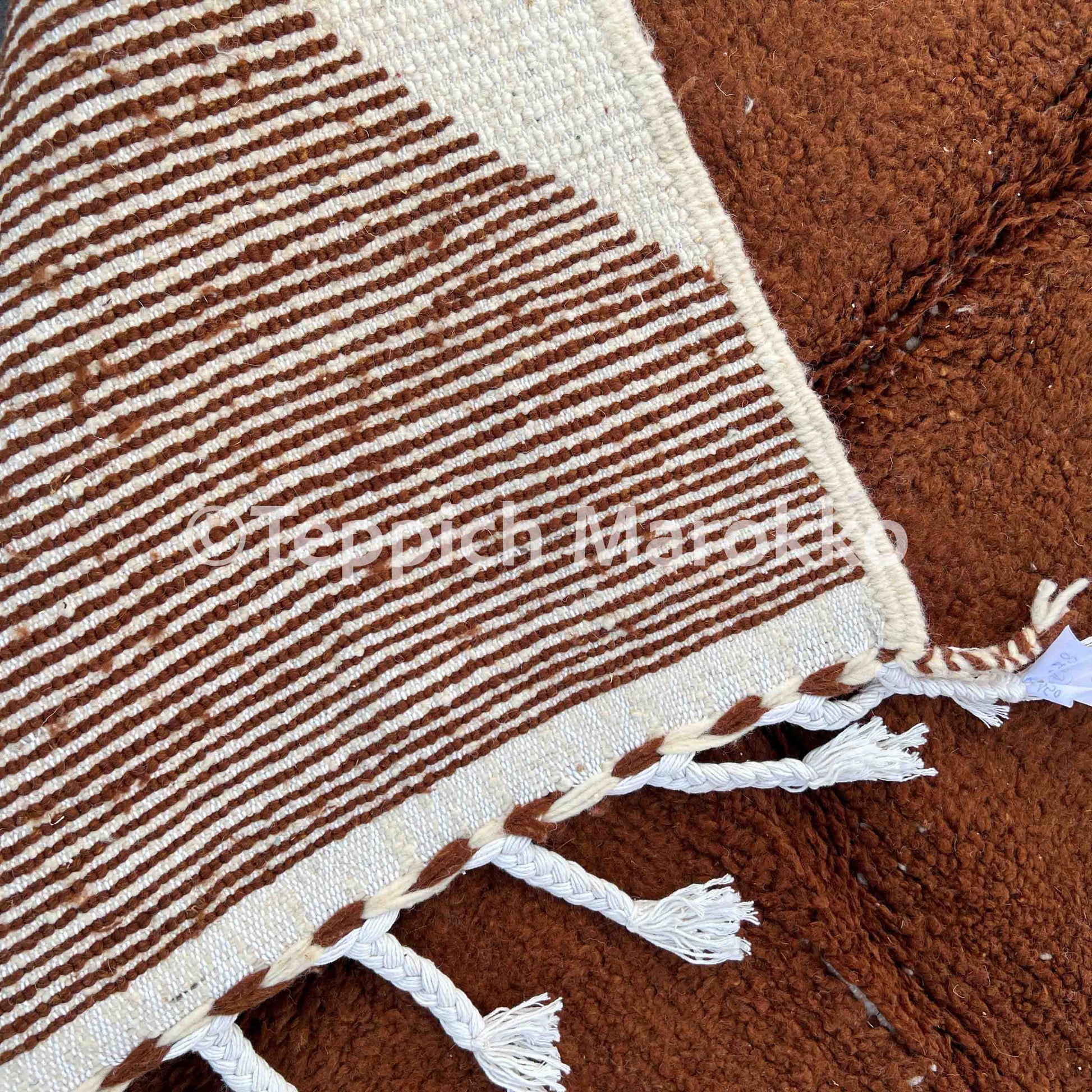 Fanida - Brown Moroccan Rug