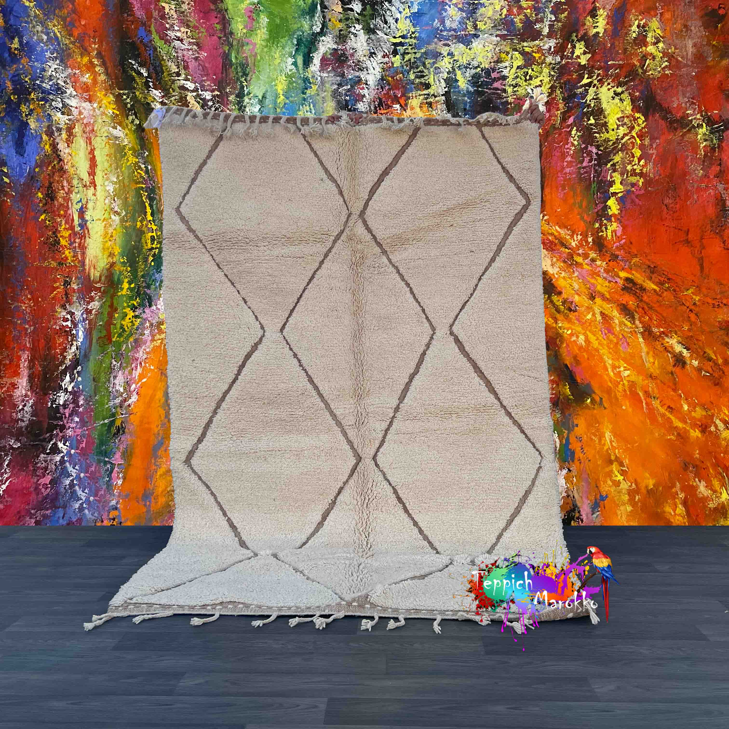 Majdah - Shag Beni Ourain Rug