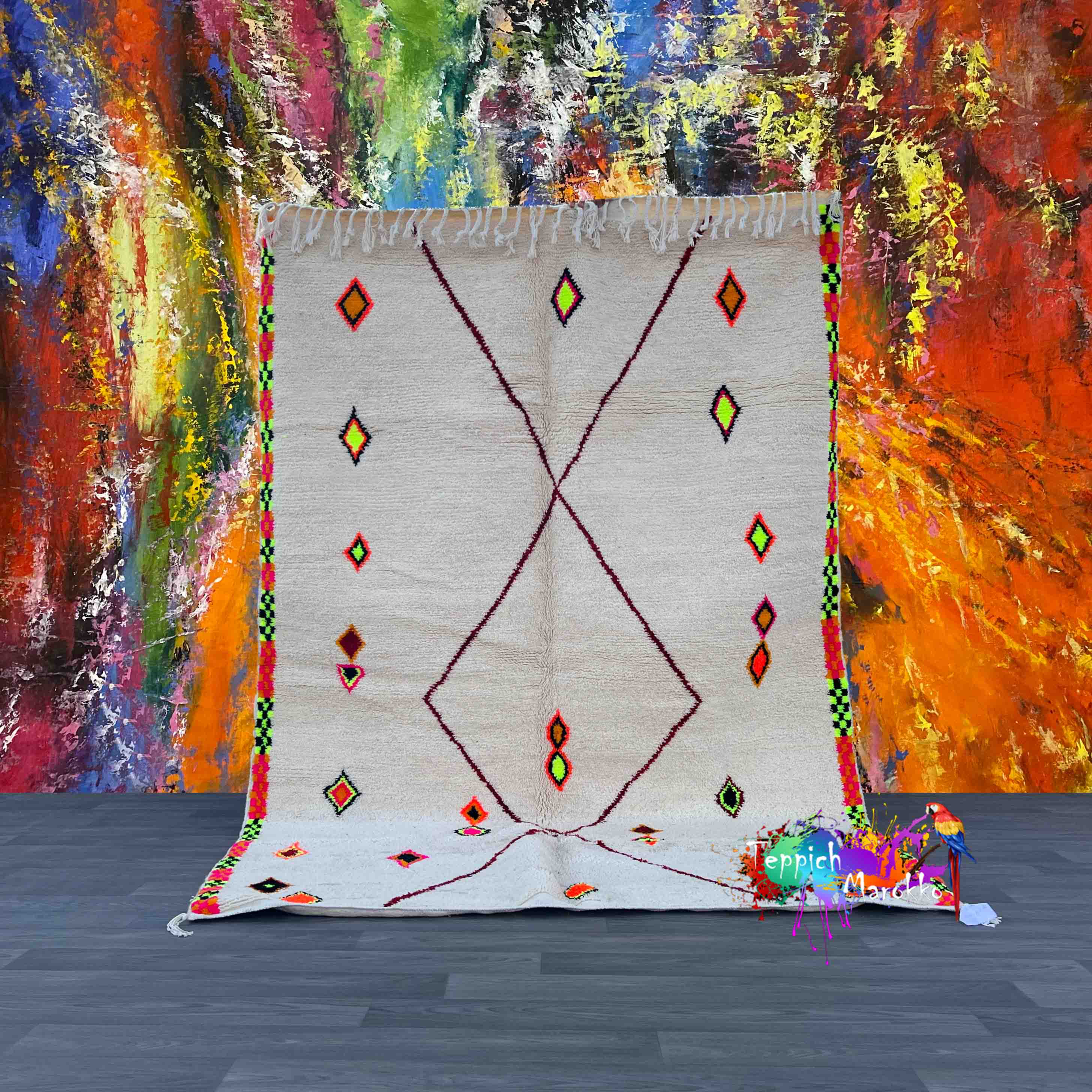 Almas - Moroccan Beni Ourain Rug