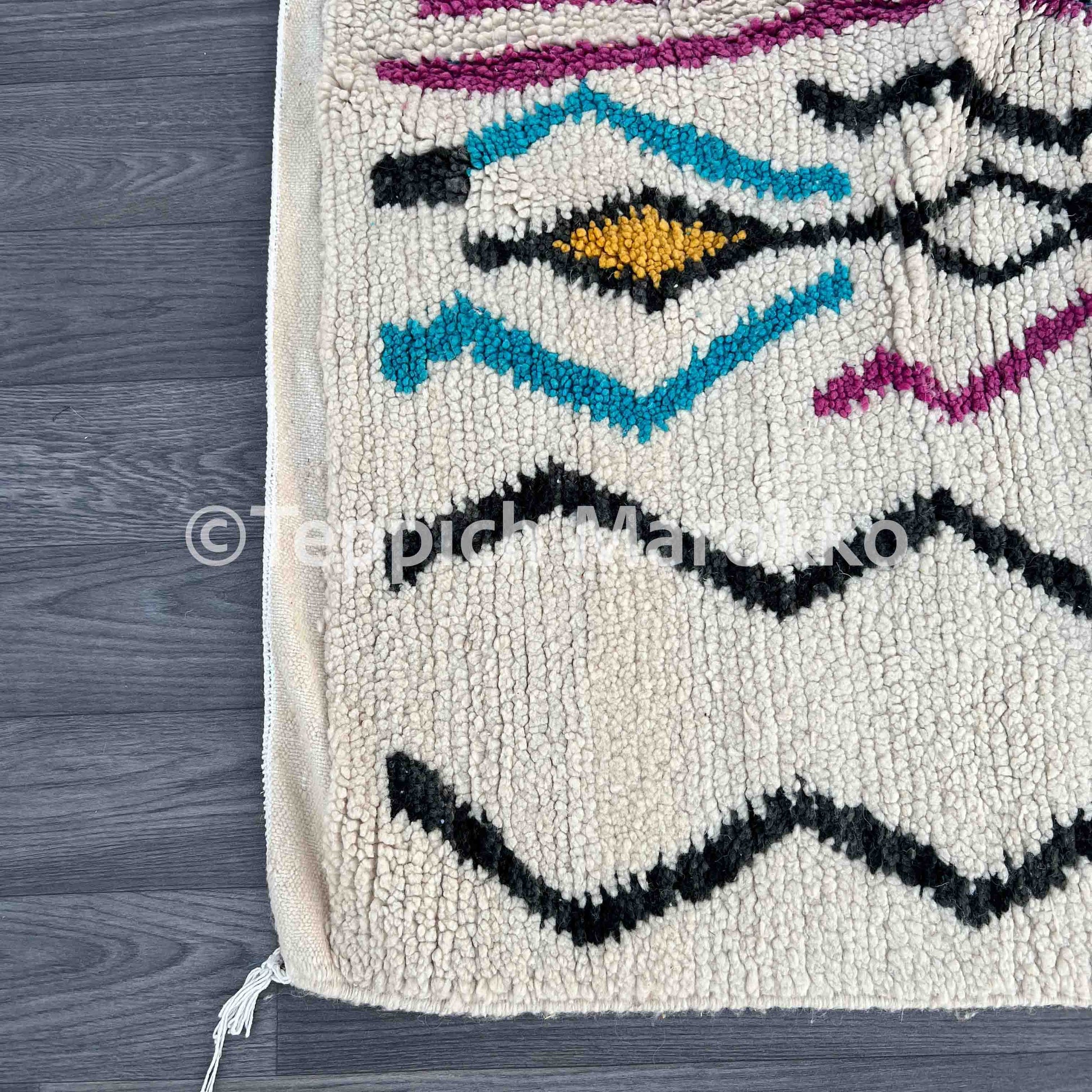 Ouraida - Moroccan Beni Ourain Rug