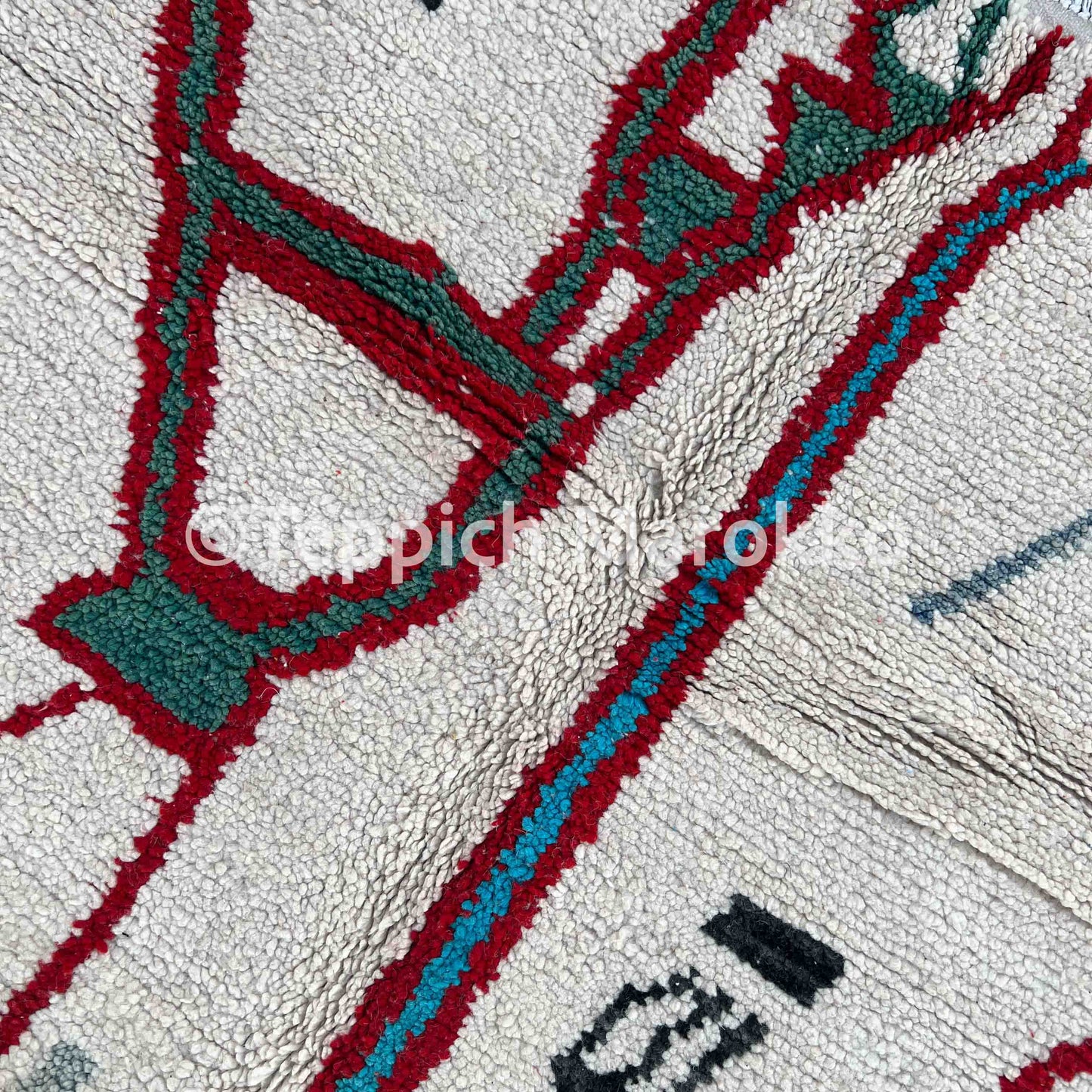 Ouraida - Moroccan Beni Ourain Rug