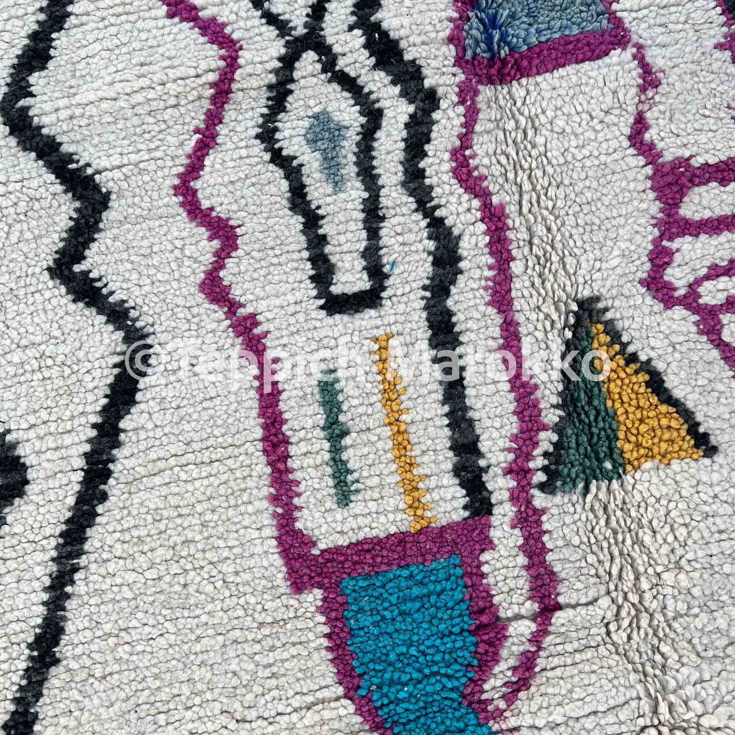 Ouraida - Moroccan Beni Ourain Rug