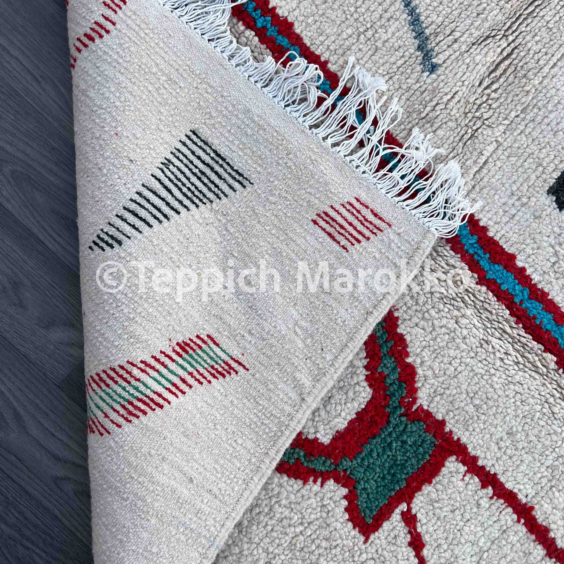 Ouraida - Moroccan Beni Ourain Rug