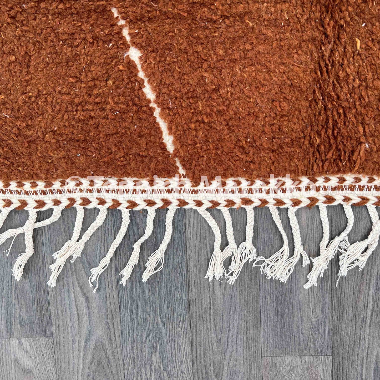 Ouraida - Brown Beni Ourain Rug