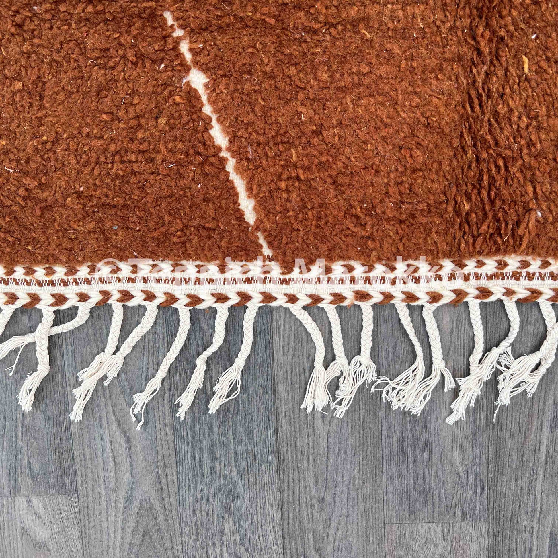 Ouraida - Brown Beni Ourain Rug