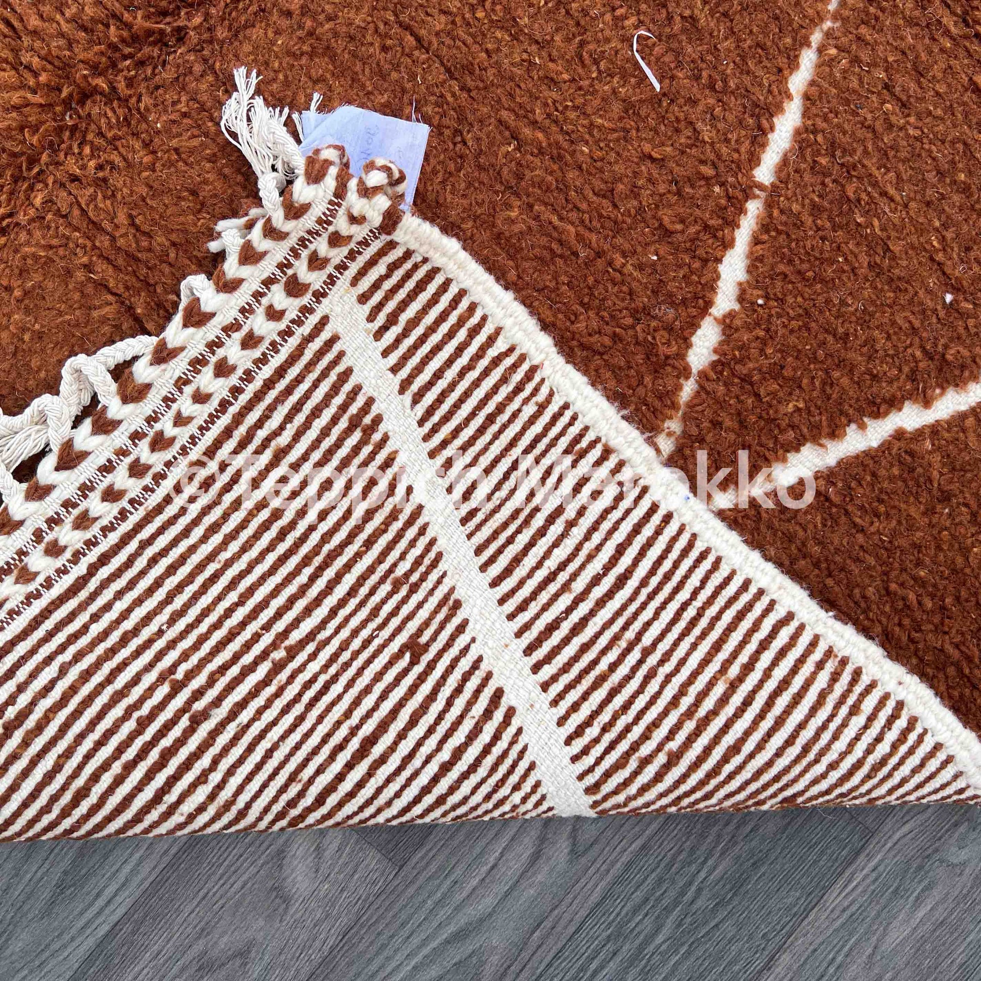 Ouraida - Brown Beni Ourain Rug