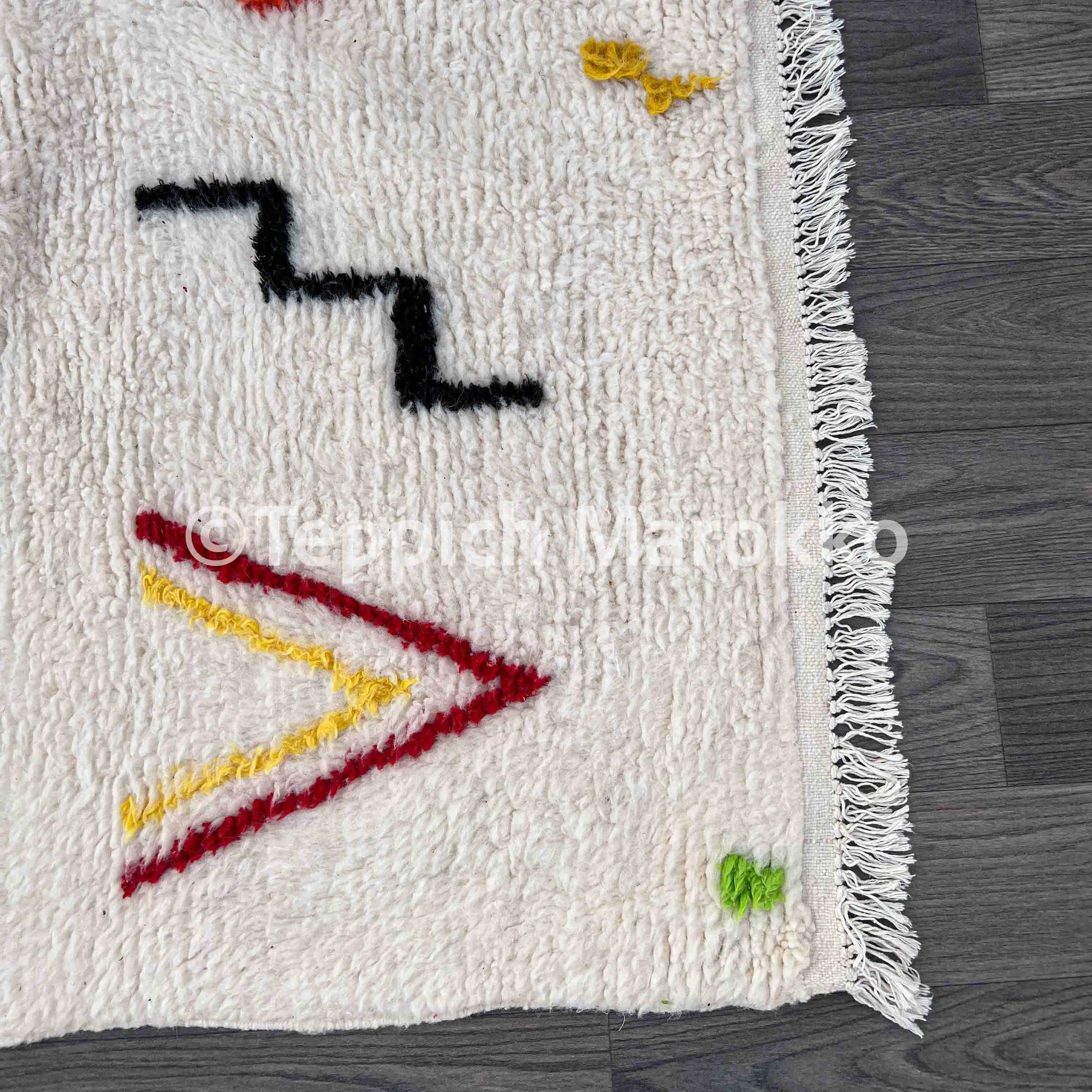 Ouraida - Multicolor Beni Ourain Rug