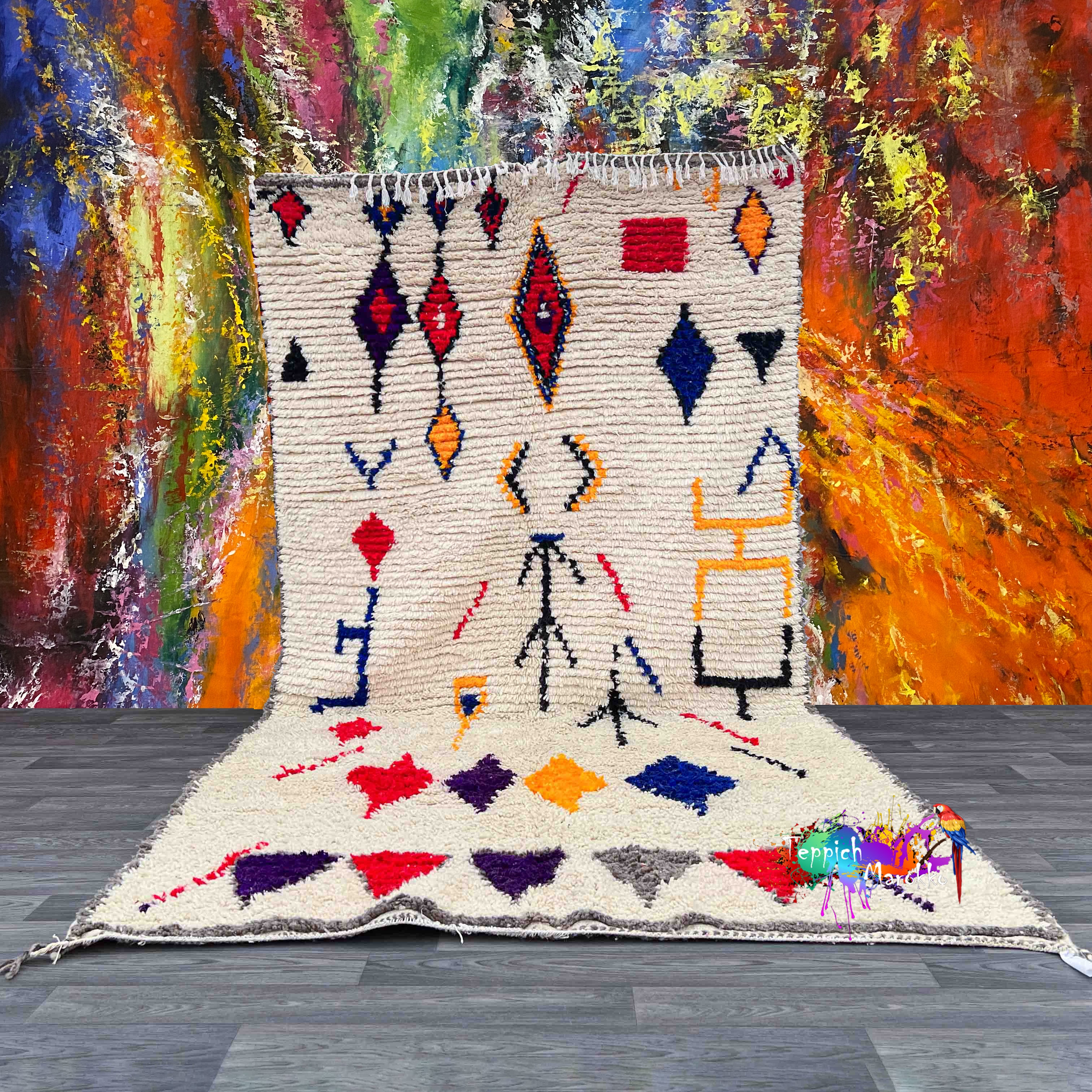 Elbayda - Shag Azilal Rug