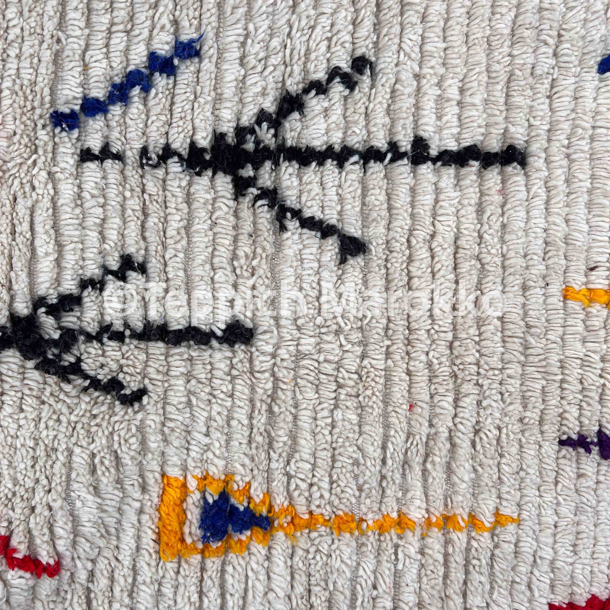 Elbayda - Shag Azilal Rug