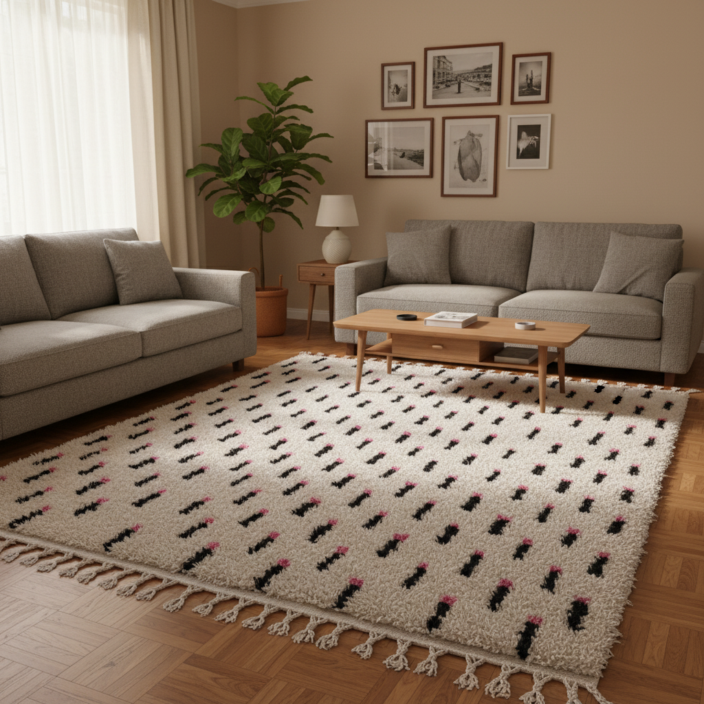 Ghazal - Dot Moroccan Rug