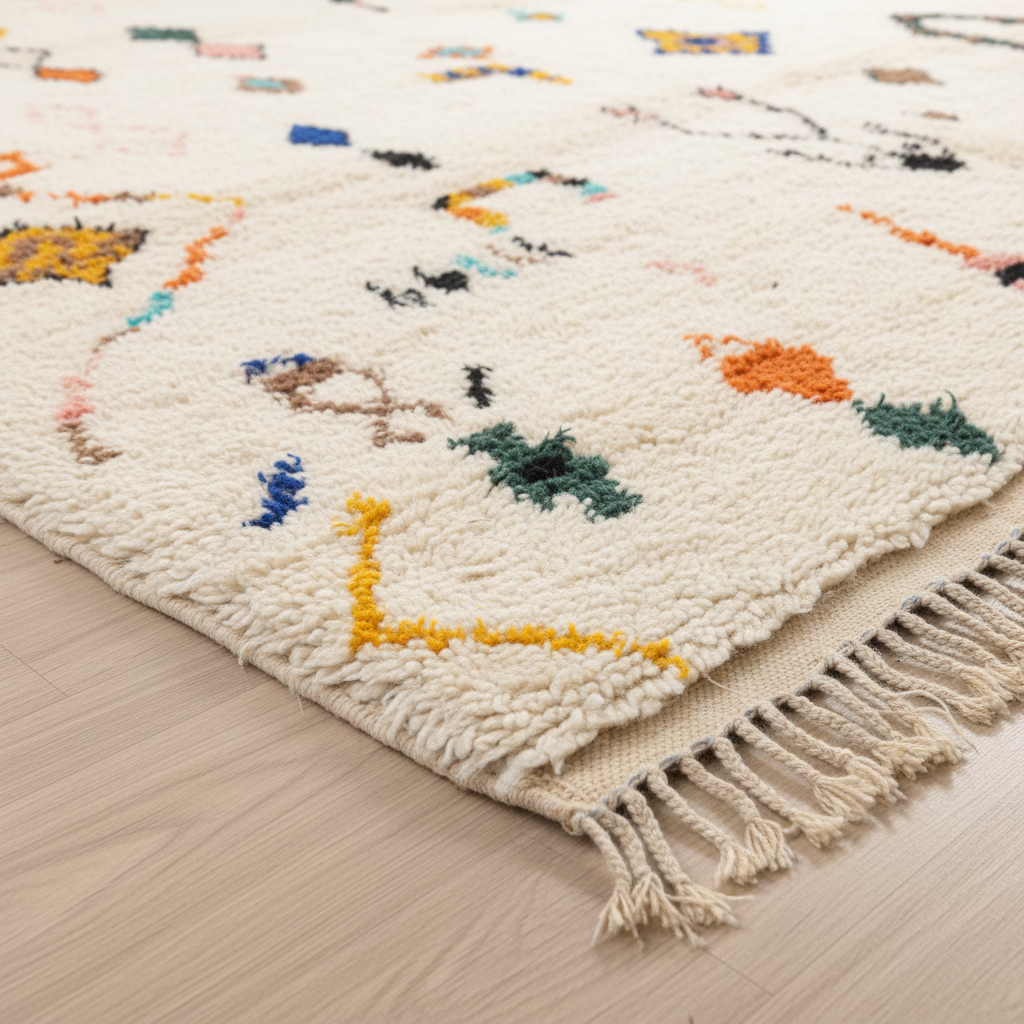 Ayoub - Authentic Shag Moroccan Rug