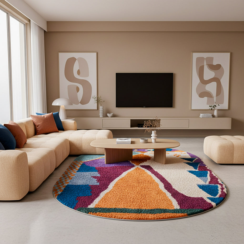 Hafida - Custom Oval Rug