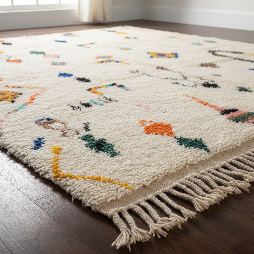 Ayoub - Authentic Shag Moroccan Rug