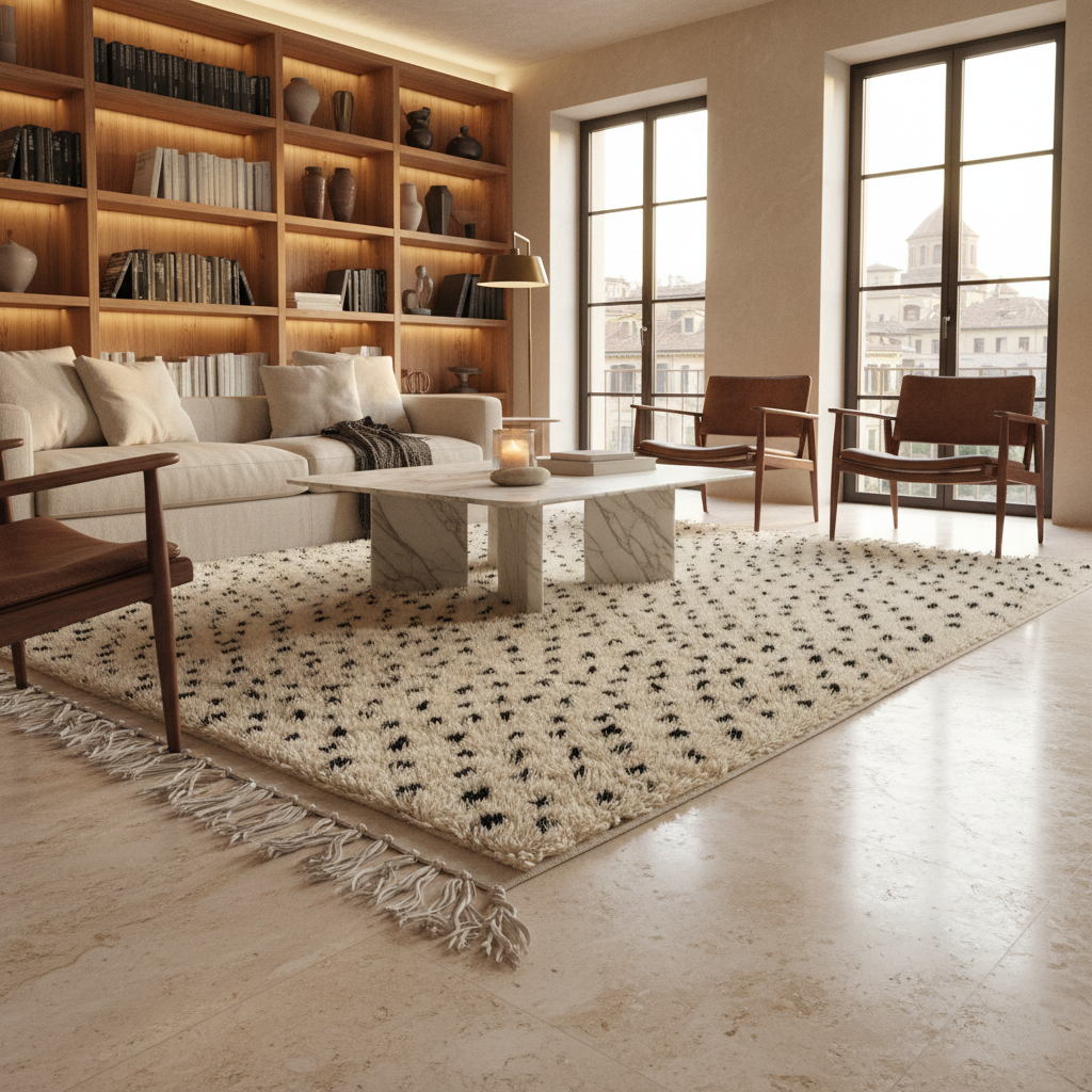 Hafida - Dots Moroccon Rug