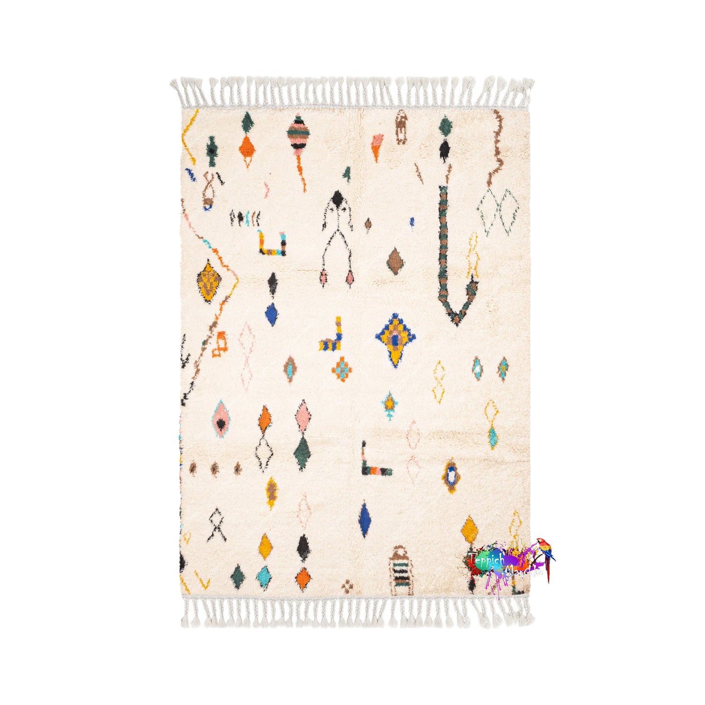 Ayoub - Authentic Shag Moroccan Rug