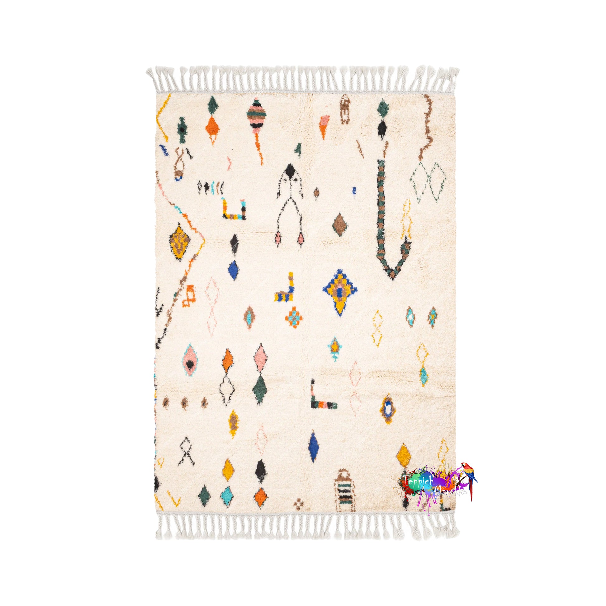 Ayoub - Authentic Shag Moroccan Rug