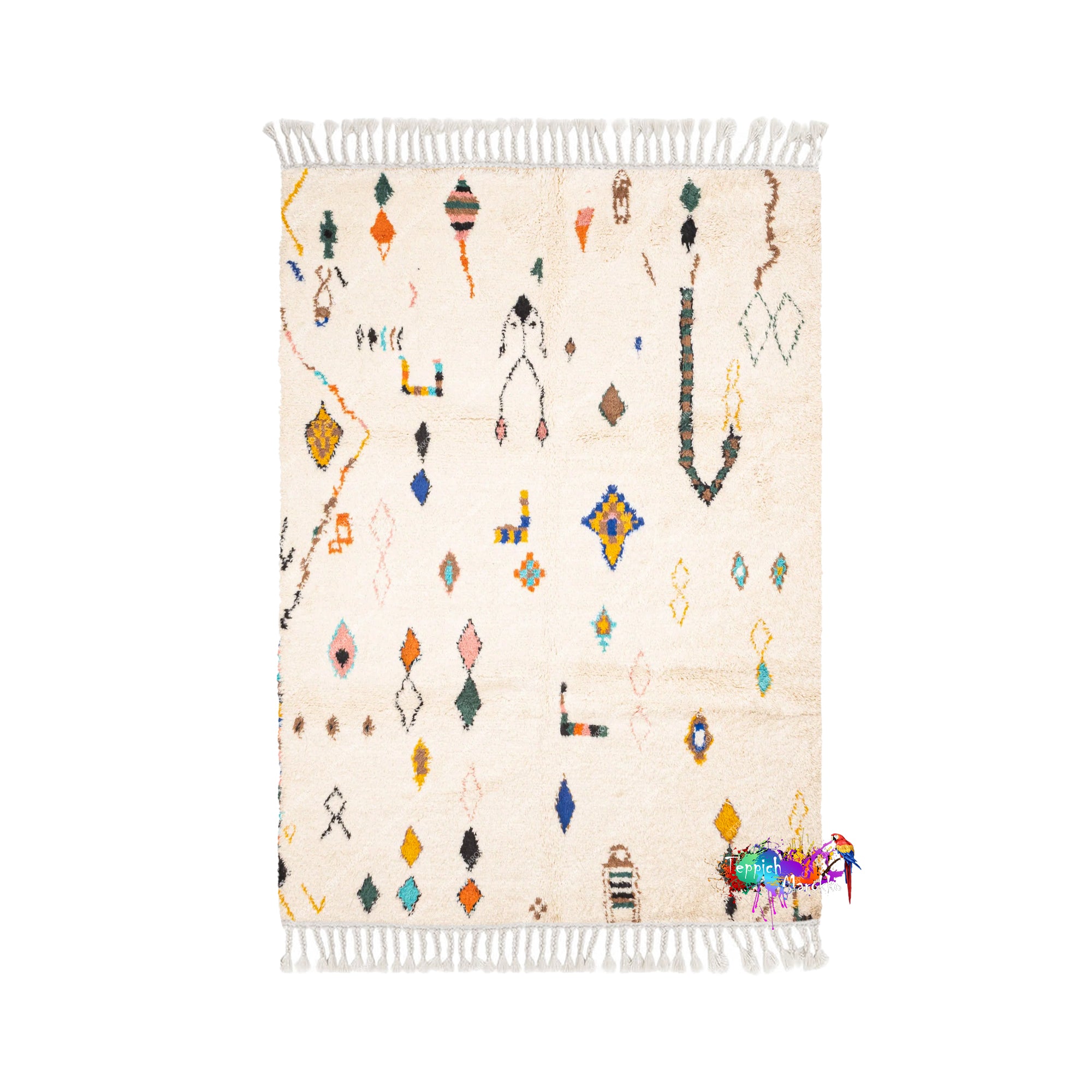 Ayoub - Authentic Shag Moroccan Rug